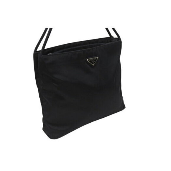 Prada nylon handbag one shoulder bag triangle logo black - Picture 4 of 8